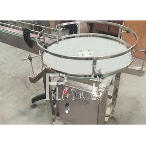 6000BPH Accumulation Turnround PET Glass Bottle Feeding Table