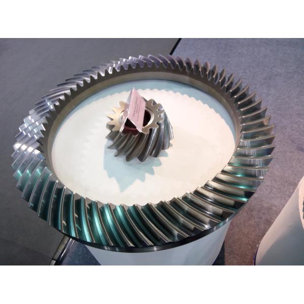 Power Skiving Pinion Grinding Transmission Spiral Bevel Gear 18CrNiMo7 Steel