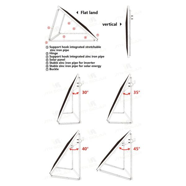 ROHS Flexible Solar Power Panel Kit 600W 800W For Balcony