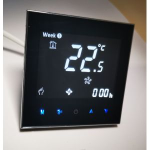 China Modbus Fcu Thermostat Controller With Keycard Function on sale