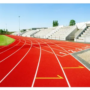 High Durability And Low Maintenance Athletic Running Tracks With Weather