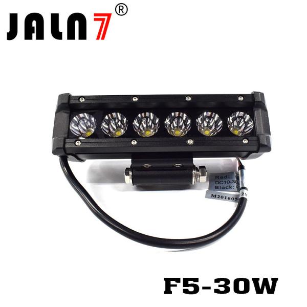 LED Light Bar JALN7 30W Spot Flood Beam LED Driving Lamp Super Bright Off Road Lights LED Work Light Boat Jeep