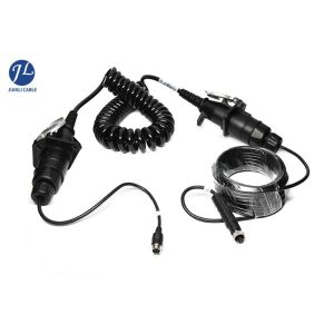 Reversing Camera Extension Cable Trailer Camera Video Cable With 7 Pin Plastic