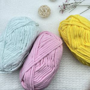 Various Styles Chenille Yarn For Knitting In Various Packaging