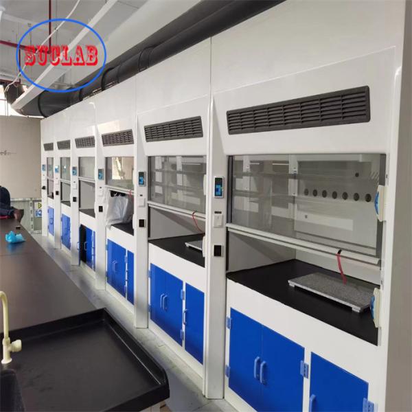 Buy 1200m3/h Exhaust Volume Laboarotory Fume Chamber With Horizontal Airflow at wholesale prices