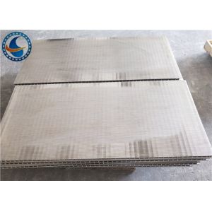 Anti Abrasion Johnson Wedge Wire Screens With Excellent Permeability