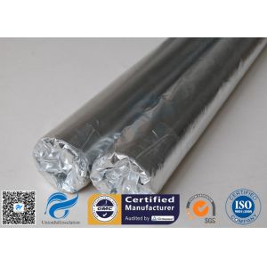 Aluminium Foil Fiberglass / Fibreglass Fabric For Reflective Firefighter Suits