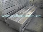 BS 1139 Q235 Galvanized scaffolding steel plank, steel board with hooks 210mm