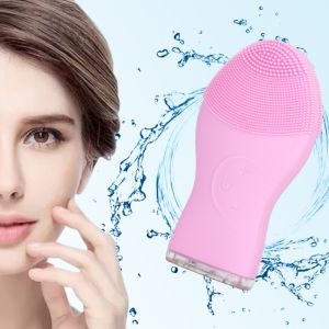 China Waterproof Soft Electric Facial Cleanser 1200 MAh Rechargeable on sale