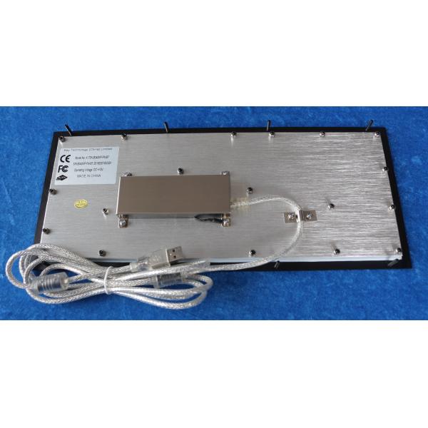IP65 vandal proof stainless steel industrial keyboard 95 keys compact format
