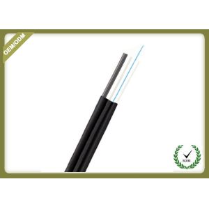 China 2 Core FTTH Fiber Optic Cable With FRP / Steel Wire Strength Member Outdoor on sale