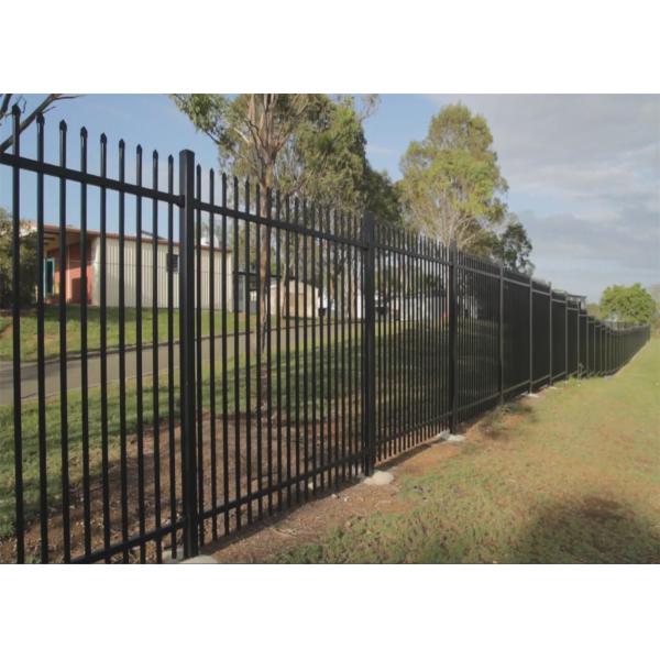 Concrete Wall Fencing/ Curved Picket Fencing