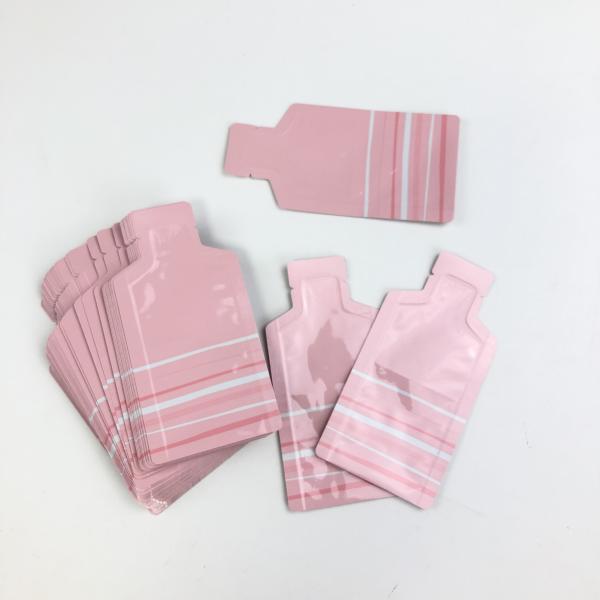 Buy OEM Custom Pink Logo Size Resealable With Transparent Window For Dry Fruit Nuts Packaging Pouch at wholesale prices