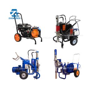 Mobile Gas Airless Paint Sprayer 550mm Distance Airless Putty Spray Machine