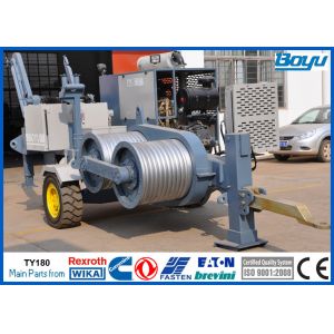 19t Overhead Tension Stringing Equipment Hydraulic Puller with Cummins Diesel