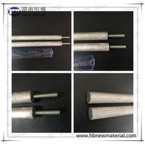 Quality High Impact Resistance Rod Anodes Magnesium Aluminum Zinc Alloys With Smooth Surface Finish for sale