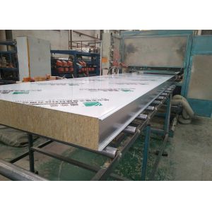 High Density Furnace Insulated 150mm Rock Wool Sandwich Panel