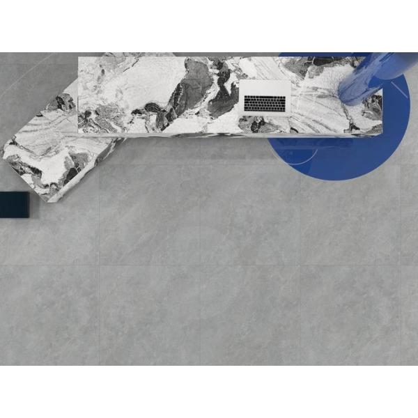 Gray Marble Look 1200x1200mm Polished Glazed Porcelain Tile