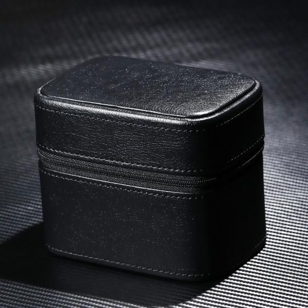 TWO WATCH COLLECTION JEWELRY BOX CROSS-BORDER STRAP STORAGE COWHIDE WATCH BOX JEWELRY BOX PORTABLE
