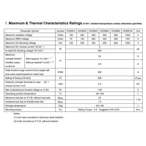 D25SB60 D25SB10 D25SB20 D25SB40 D25SB80 D25SB100 LRC Bridge Rectifier