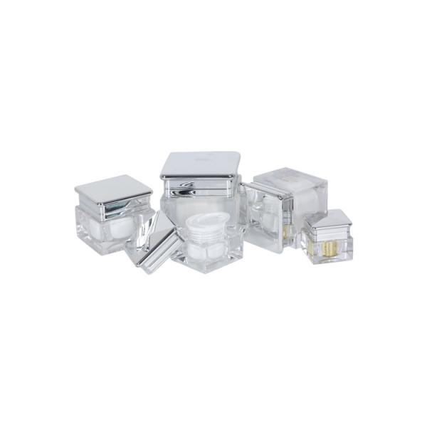 100ml Square Lotion Pump Bottle 10g Lip Cream Jar Cosmetic Packaging For Skincare