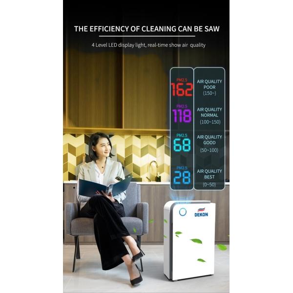 UVC Air Purifier and Air Sterilizer 2 in 1 model DEKON AIR PURILIZER P30A=air purifier and air sterilizer combined unit