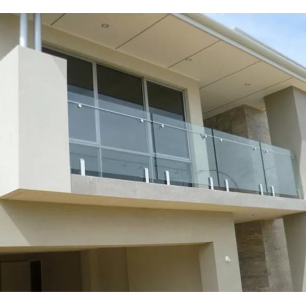 Heat Resistant Security 10mm Toughened Glass Panels For Building Facade