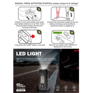 Car Battery Jump Starterr for Battery Jumper Starter Work Temperature -20 60C