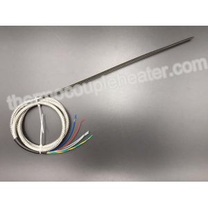 Straight Coil Heaters With J Type Thermocouple And Silicone vanished Fibergalss