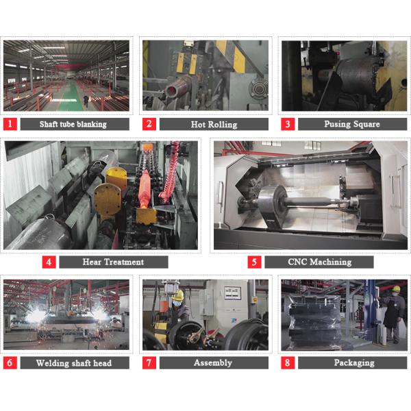 OEM Service Provided and Painting Surface PCD 4" / 4.5" / 5" / 5.5" Solid Round / Square Utility Trailer Stub Axle