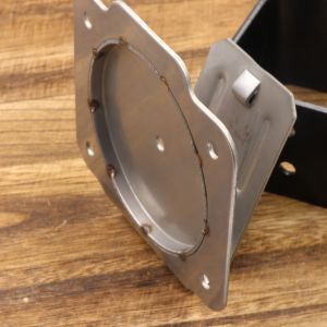 Customized Automotive Stamping Enclosure Golden Metal Parts for Car Housing