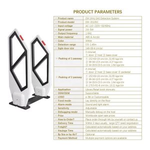 1KHz EM EAS System Single Channel Book Anti Theft System