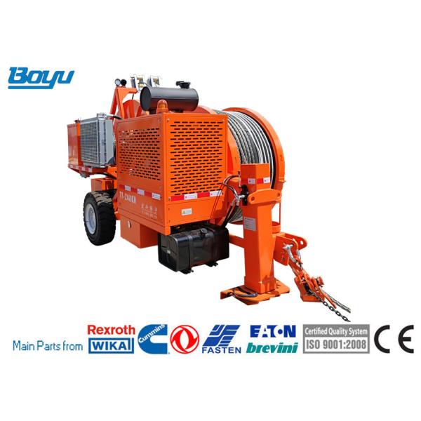 TY2x40 Overhead Line Stringing Equipment Diesel Tensioner Long Life Time Cummins