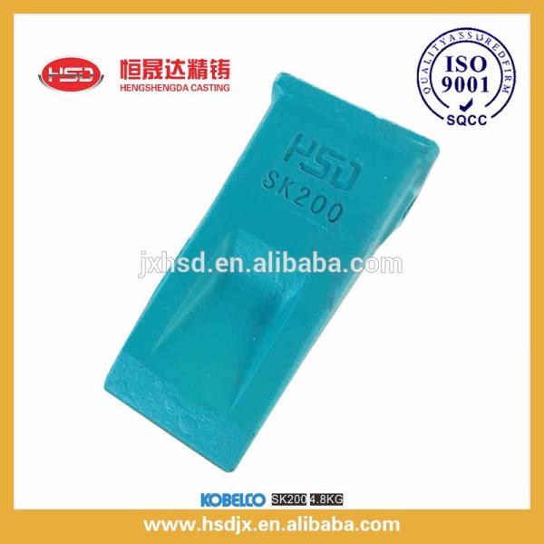 Long type construction machinery excavator parts bucket flat teeth/tooth point/tip from HSD factory china made