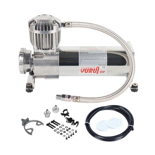 Heavy Duty Air Suspension Compressor Chrome Off-road Car Air Compressor