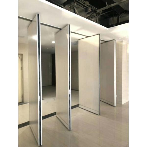 100 mm Thickness Banquet Hall Movable Wall Board / Folding Sliding Partition Walls