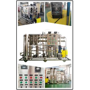 1000PPM Industrial Reverse Osmosis Water System , Deionized Water Equipment