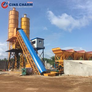 HZS90 Ready Mixed Concrete Batching Plant Concrete Mixing Plant 90m3/H