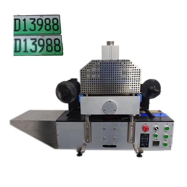 Buy AC220V 190mm Roller Car License Plate Hot Stamping Machine at wholesale prices
