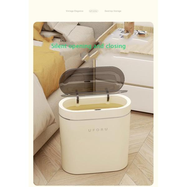 Home 2023 New Toilet Living Room with Cover Narrow Slit From the Electric Intelligent Induction Garbage Can
