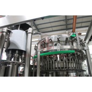 2000 - 6000BPH Carbonated Drink Filling Machine Counter Pressure Soda Bottling