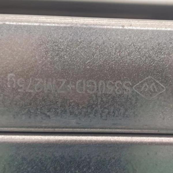 Silver Malleable Zinc Magnesium Aluminum Rectangular Tube For Construction Automotive