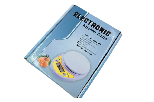 Flat Operate Surface Electronic Kitchen Scales With Low Battery Indication