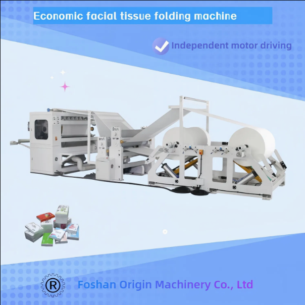 Facial Tissue Small Machine Box Package With Steel To Steel Embossing Unit
