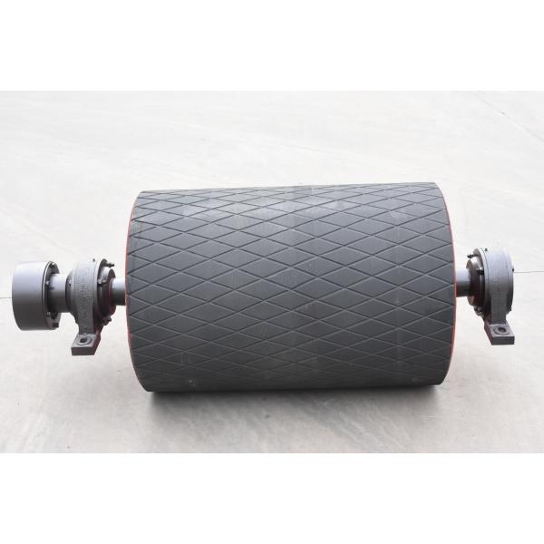 Buy 500mm Drive Head Drum Lagging Conveyor Pulley at wholesale prices