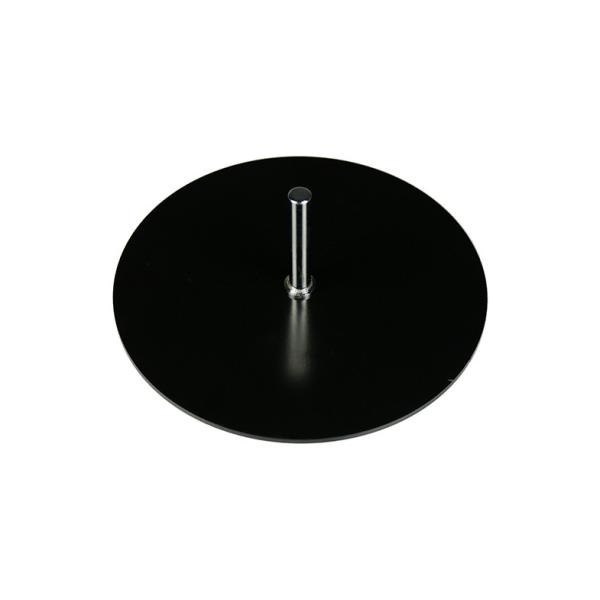 Custom Advertising Indoor Flag Pole Base , Round Metal Plate for Quick