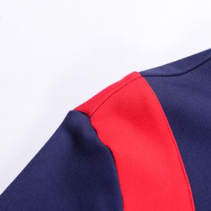 Casual Mens Pastel Color Block Hoodie Polyester / Cotton Material For Winter