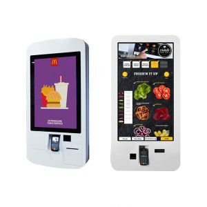 32'' Interactive Digital Signage , Restaurant Digital Signage With QR Code