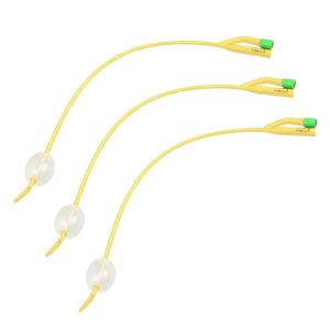 Medical Latex Urine Suction Catheter , 8Fr Two Way Foley Catheter