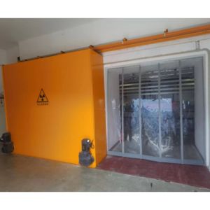Customized Barite Concrete Shielding Radiation Protection Door With Rollers